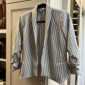 Antonio Melani, Size 4, Black and White Stripped Jacket, Excellent Condition.